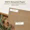 Avery 0.5 in. x 1.75 in. EcoFriendly Mailing Labels for Inkjet/Laser Printers - White (80/Sheet, 100 Sheets/Box)